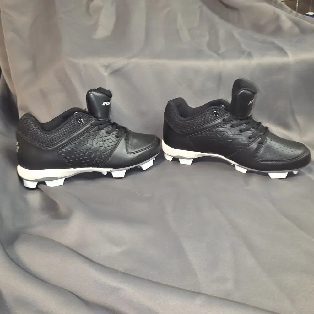 Rip-It Girls Diamond Softball Cleats Size 3.5Y Black Durable Comfort Traction